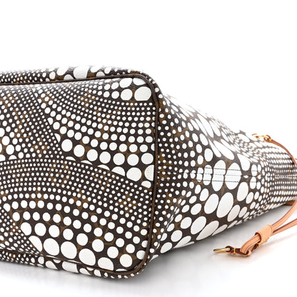 Louis Vuitton Monogram Kusama Waves Neverfull MM White 10 of 10