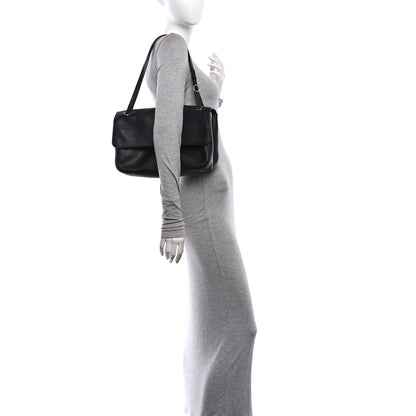 Chanel Grained Calfskin Small Souplissimo Maxi Flap Black 2 of 10