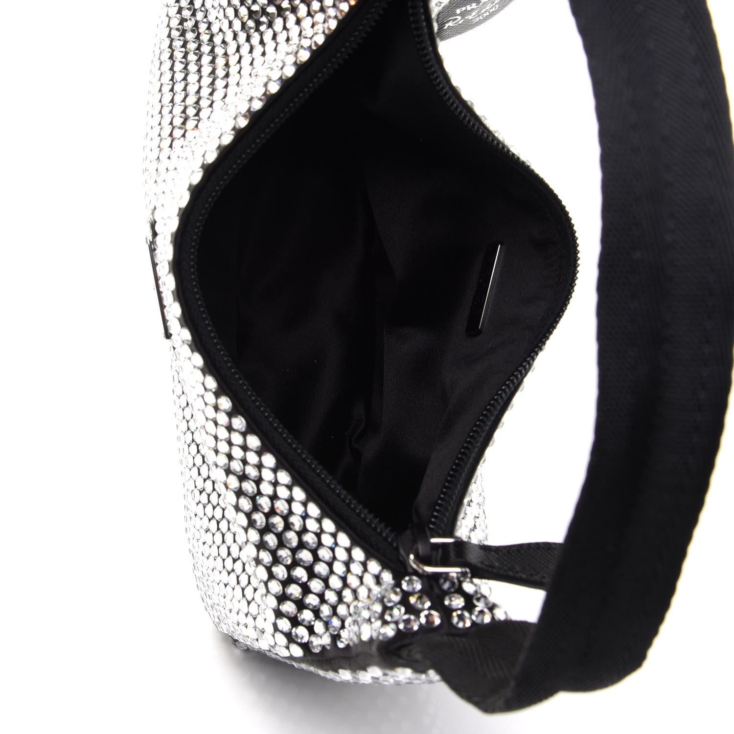 Prada Satin Crystal Mini Re-Edition 2000 Bag Cristal 5 of 13