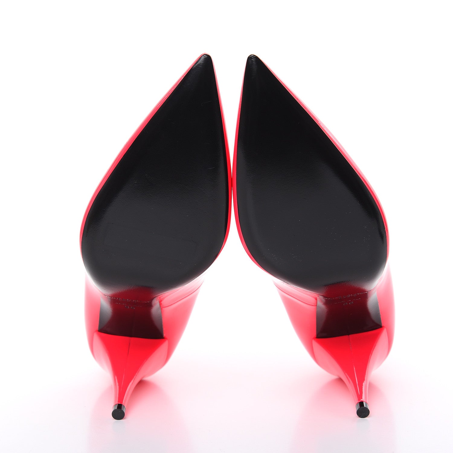 Saint Laurent Patent Calfskin Kiki 85 Pumps 36 Neon Pink 5 of 8