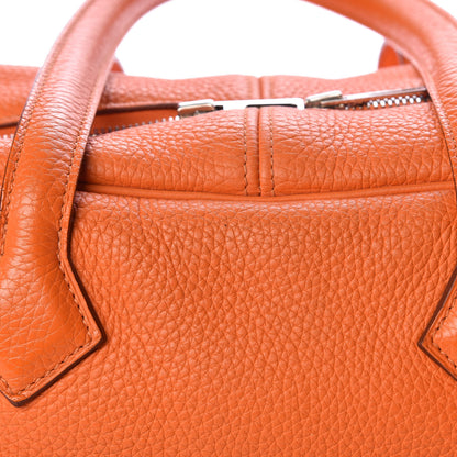 Hermes Taurillon Clemence Victoria II 35 Orange 8 of 10