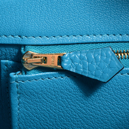 Hermes Togo Birkin 35 Turquoise 5 of 26