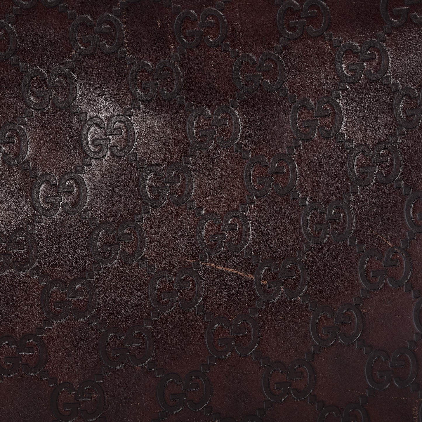 Guccissima Flap Messenger Bag Dark Brown