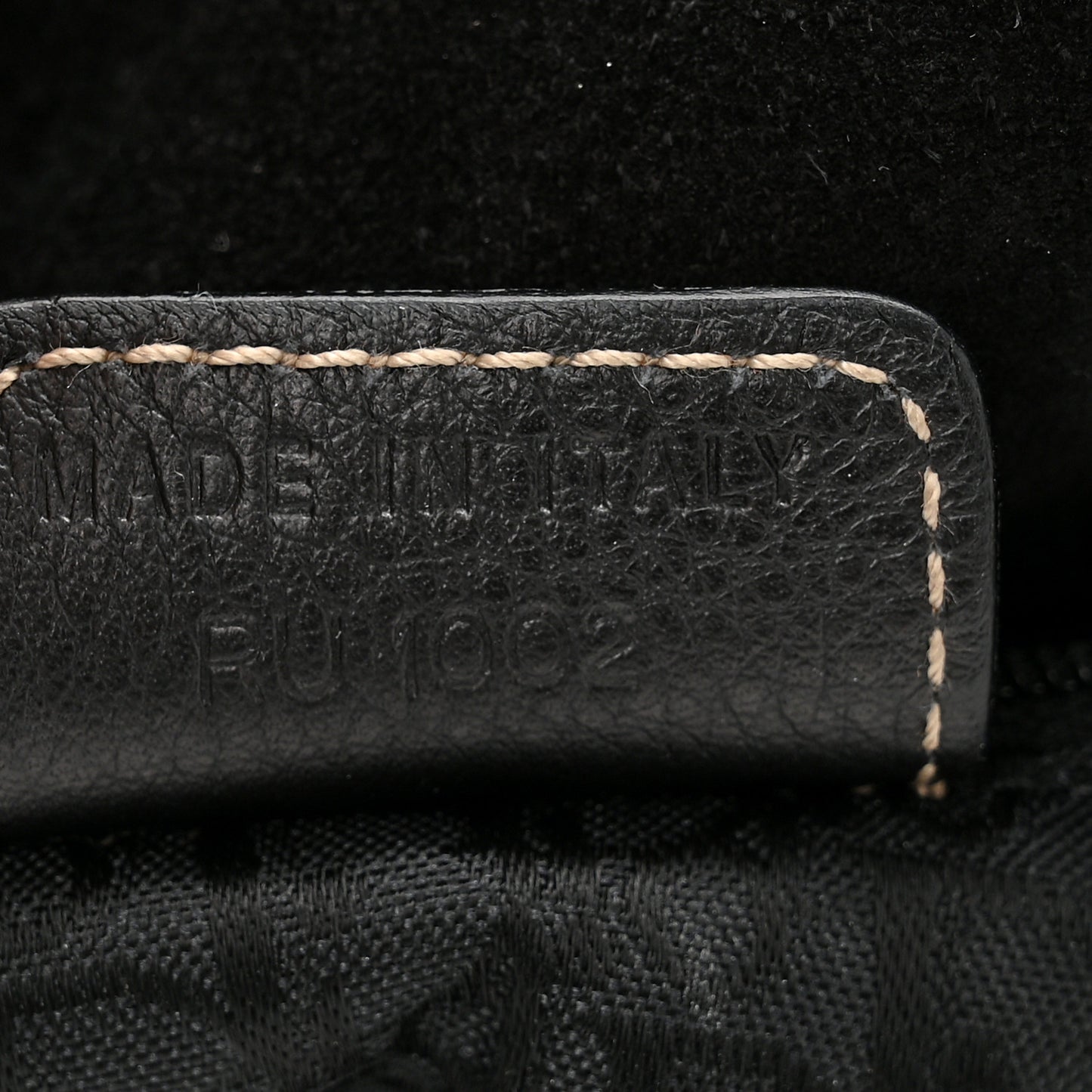 Calfskin Baudrier Saddle Bag Black