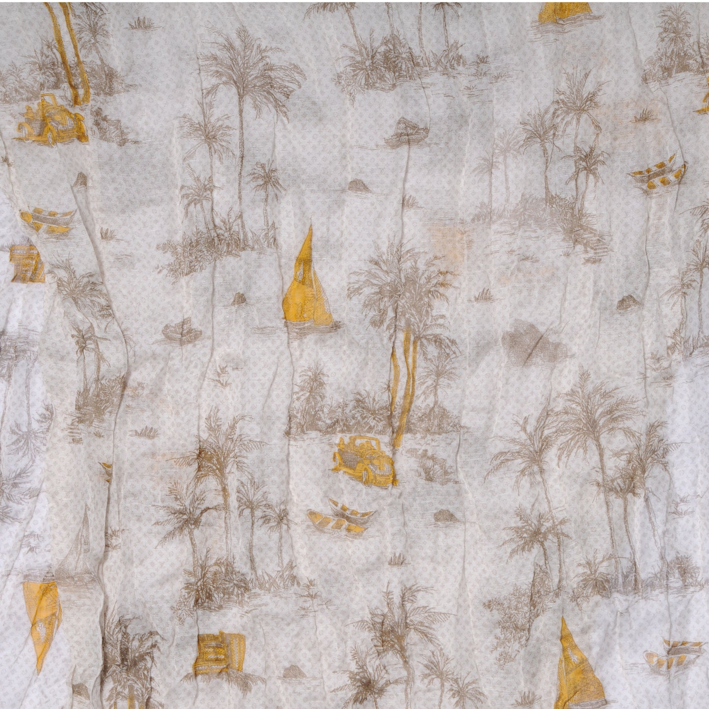 Cotton Linen Toile Etole De Louis Pareo Beige