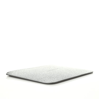 Balenciaga Glitter Calfskin Logo Everyday Pouch M Silver 4 of 6