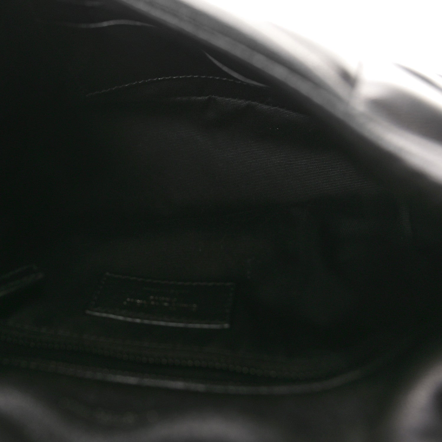 Saint Laurent Lambskin Quilted Toy Loulou Puffer Monogram Monochrome Chain Satchel Black 5 of 13