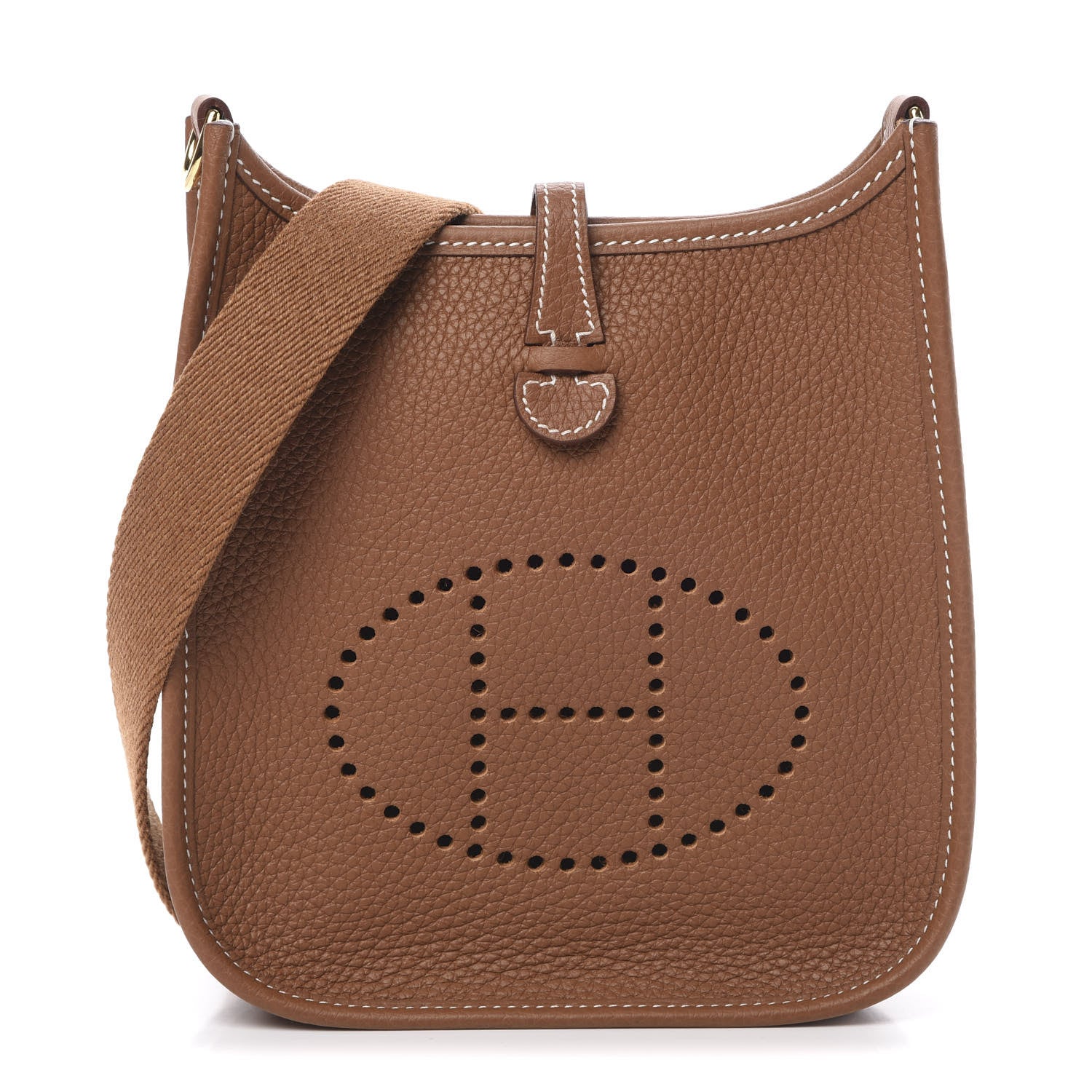 Hermes Taurillon Clemence Evelyne TPM Gold 1 of 11