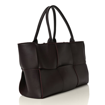 Bottega Veneta Nappa Maxi Intrecciato Medium Arco Tote Grape 3 of 10