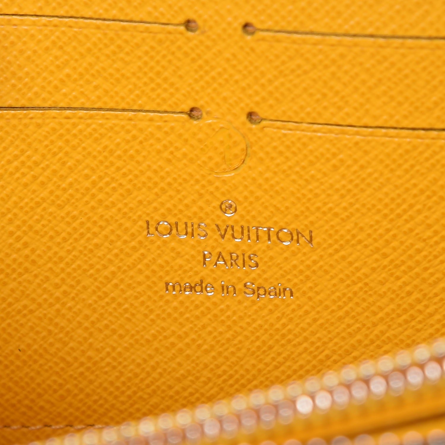 Louis Vuitton Epi Zippy Wallet Citron 6 of 7