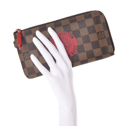 Louis Vuitton Damier Ebene Complice Trunks and Bags Wallet Red 2 of 8