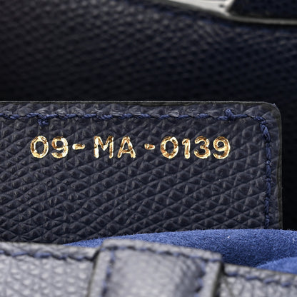 Christian Dior Grained Calfskin Saddle Bag Navy 7 of 10
