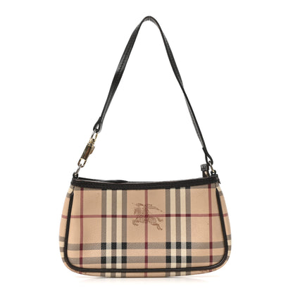 Burberry Haymarket Check Pochette Chocolate 1 of 11