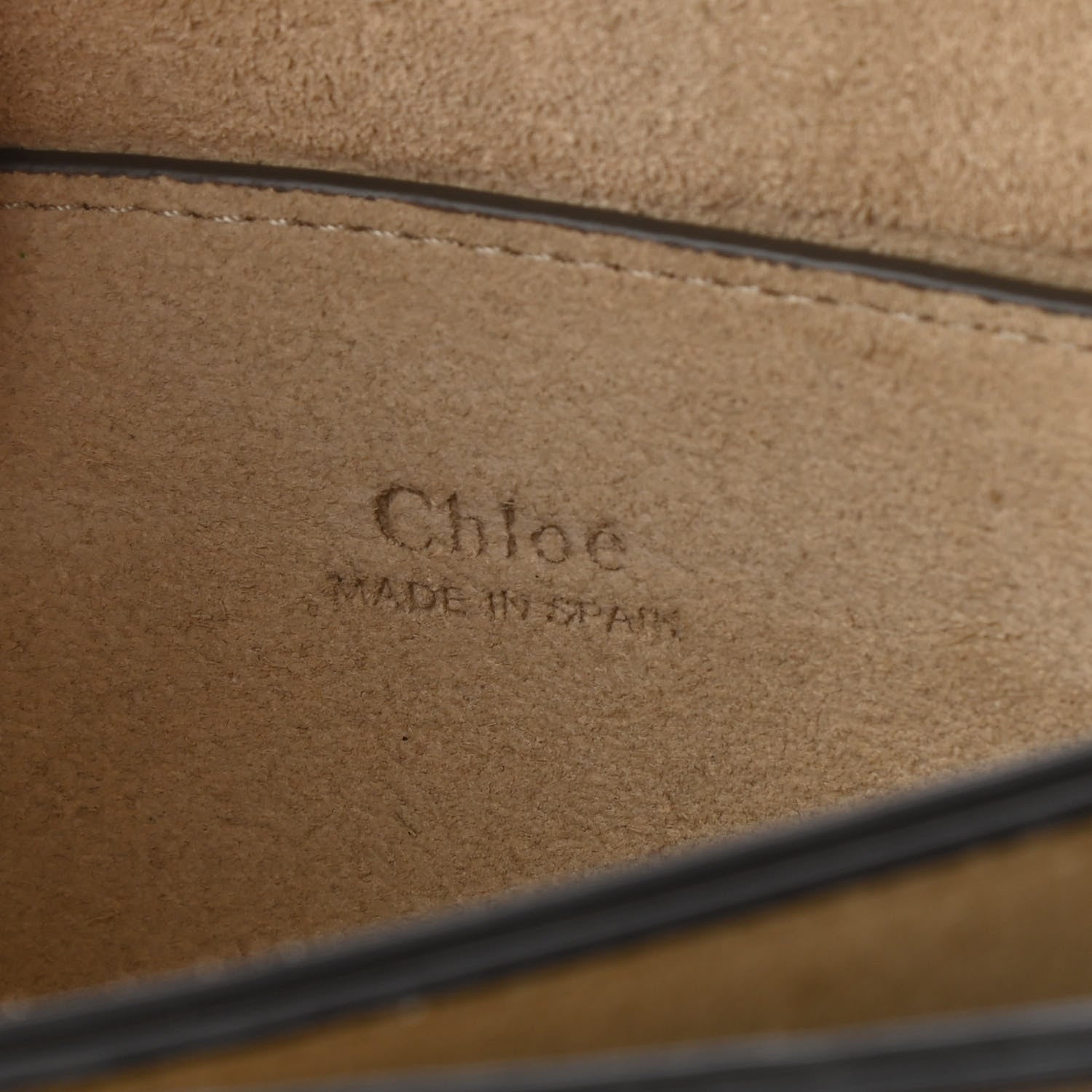 Chloe Suede Calfskin Small Faye Shoulder Bag Airy Grey 6 of 10