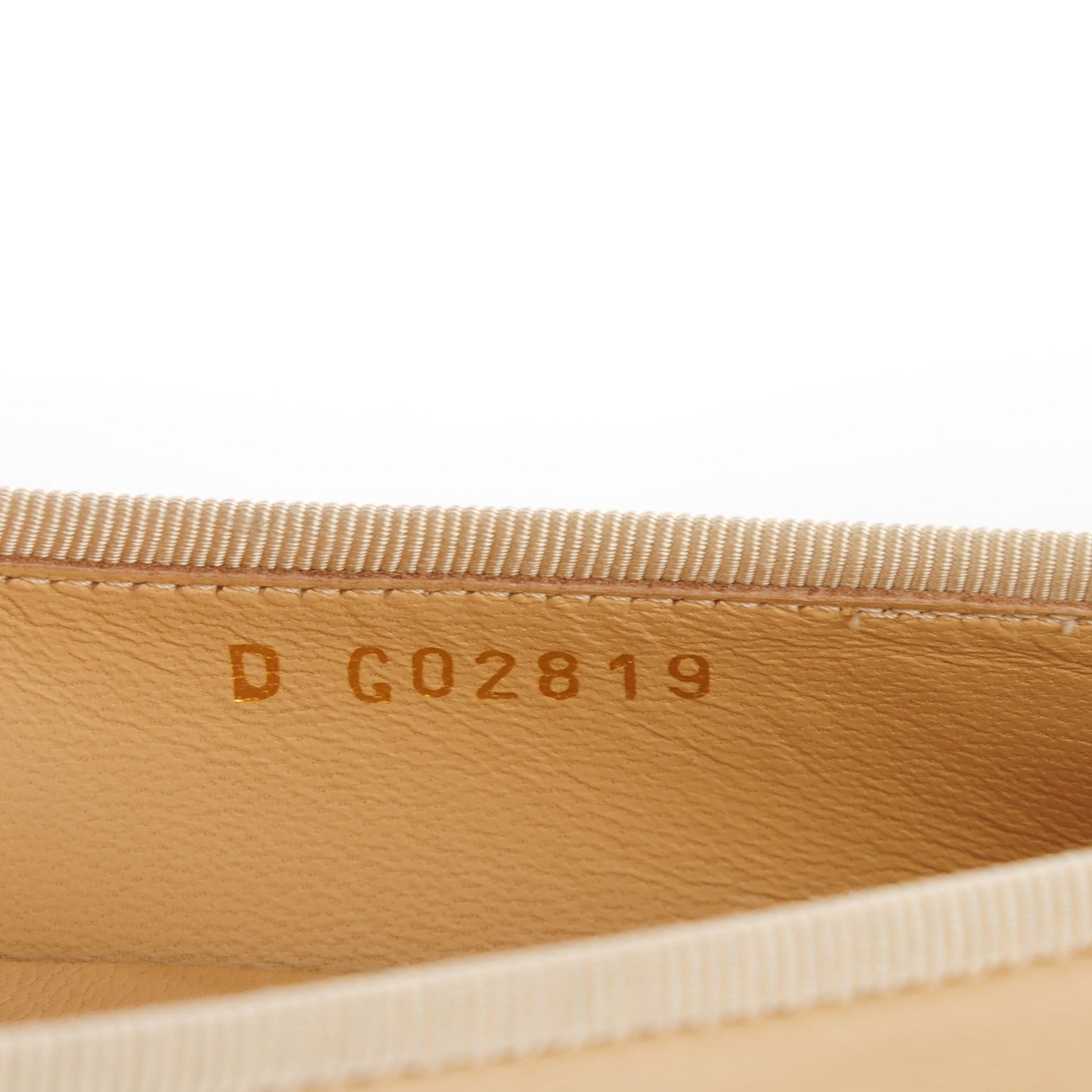 Chanel Lambskin Cap Toe CC Ballerina Flats 36.5 Beige Black 9 of 9
