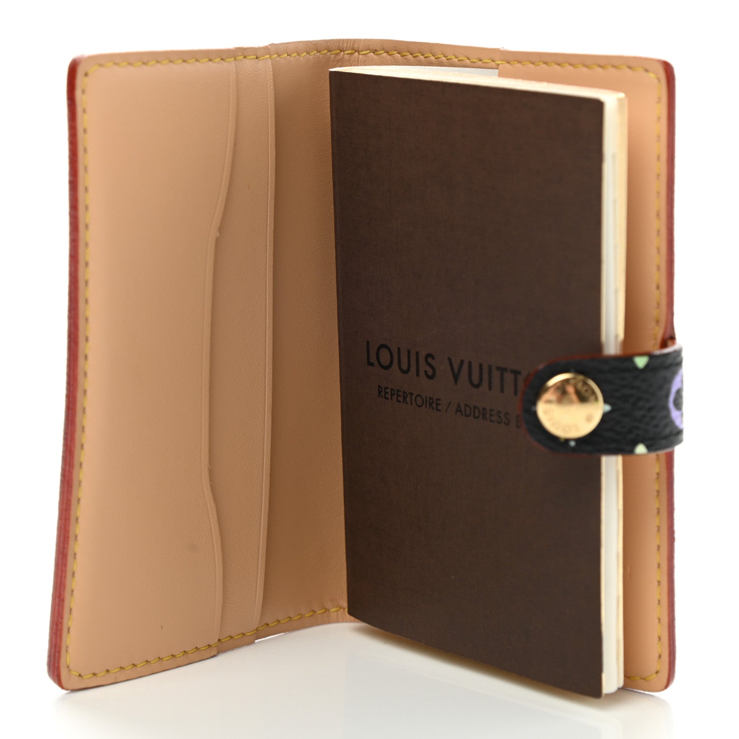 Louis Vuitton Monogram Multicolor Carnet de Bal Mini Agenda Cover Black 5 of 7