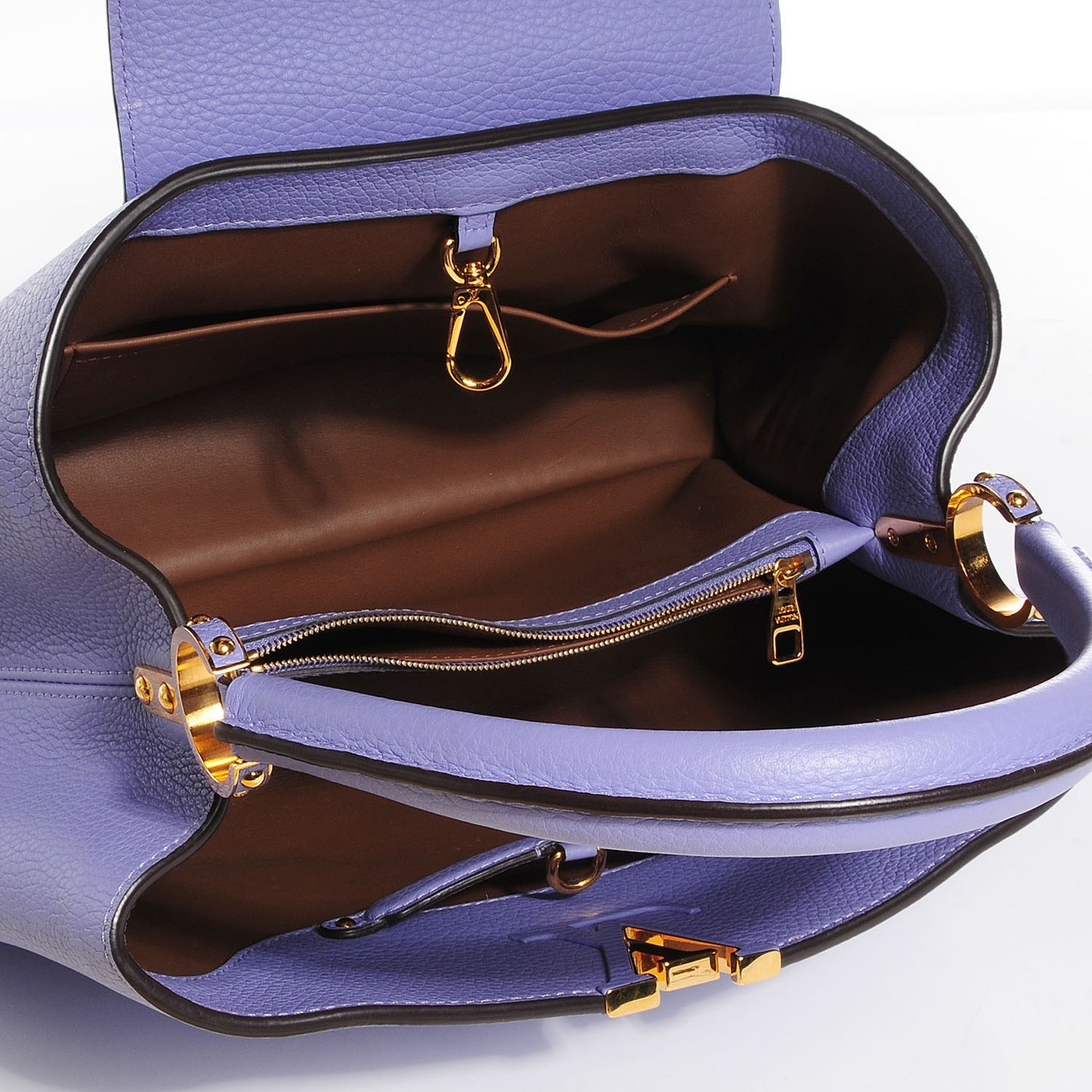 Taurillon Capucines MM Lilac