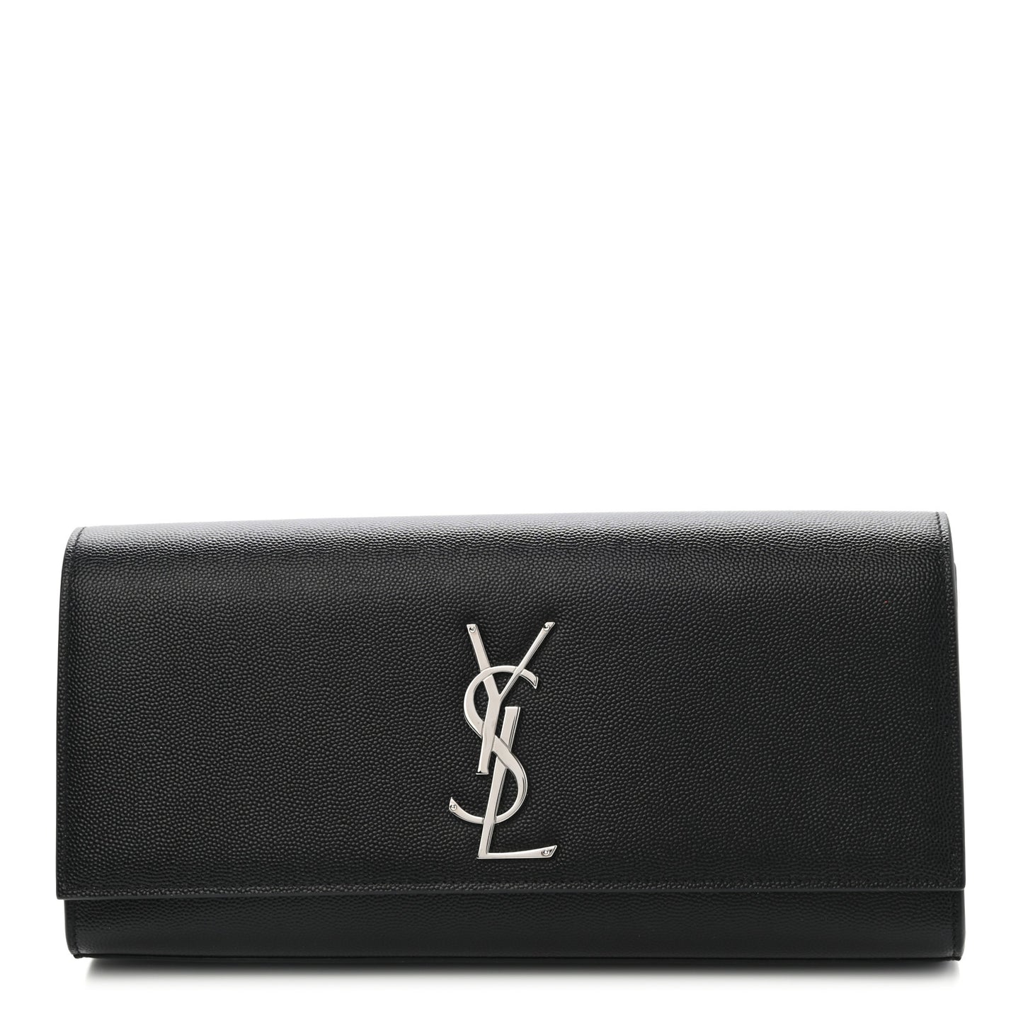 Grain De Poudre Monogram Cassandre Clutch Black
