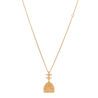 Chanel Metal CC Rue Cambon Necklace Necklace Gold 1 of 6