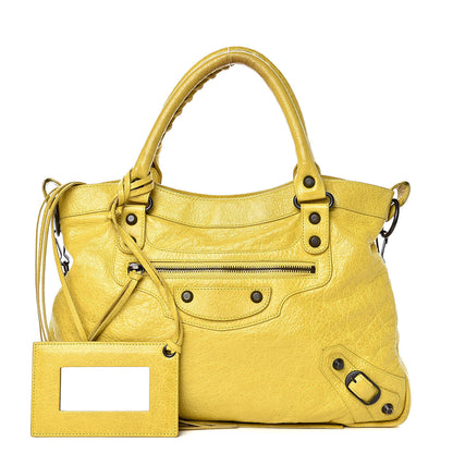 Balenciaga Agneau Classic Hardware Town Curry 1 of 15