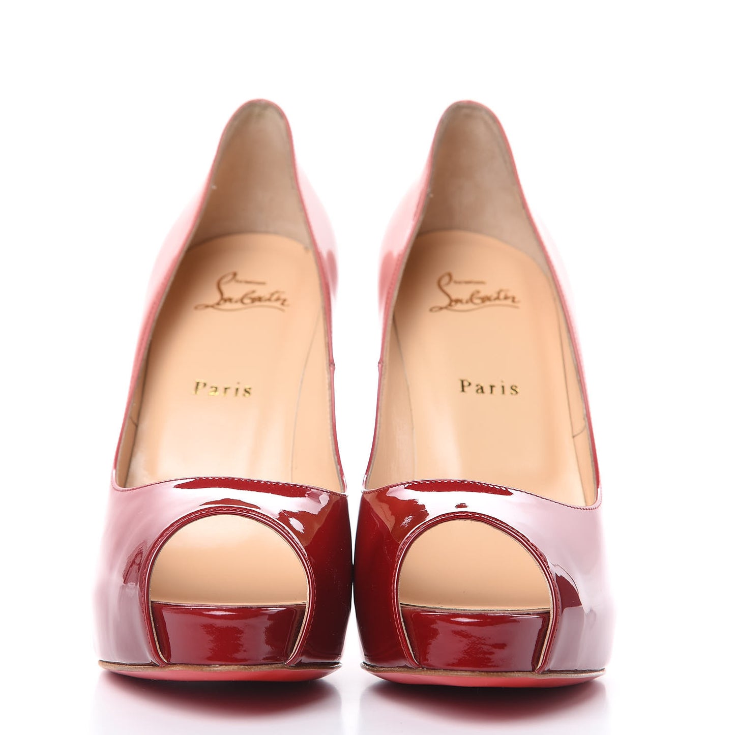 Patent Degrade New Very Prive 120 Pumps 40.5 Carmin Ronsard