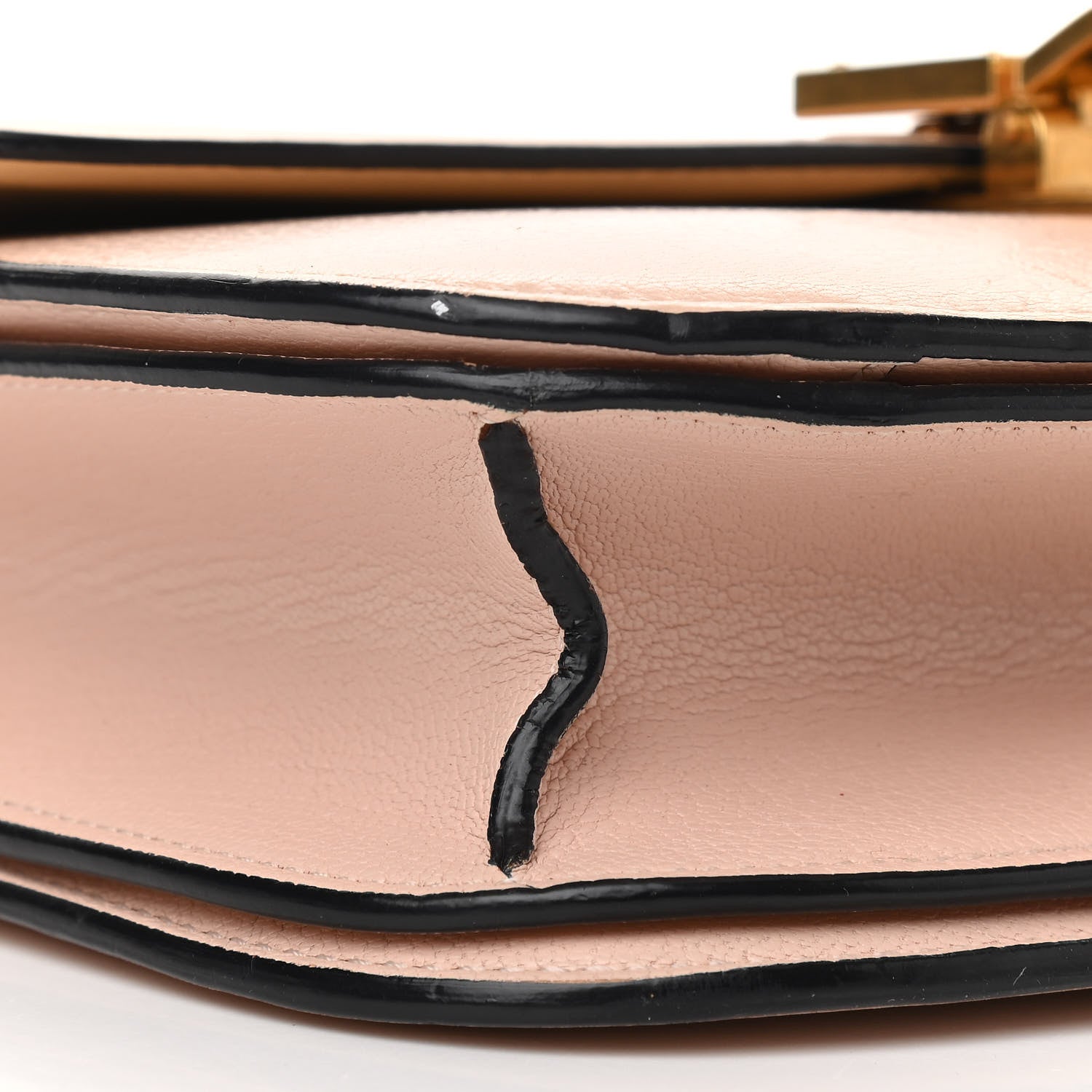 Celine Shiny Goatskin Medium Classic Box Flap Bag Blush 9 of 17