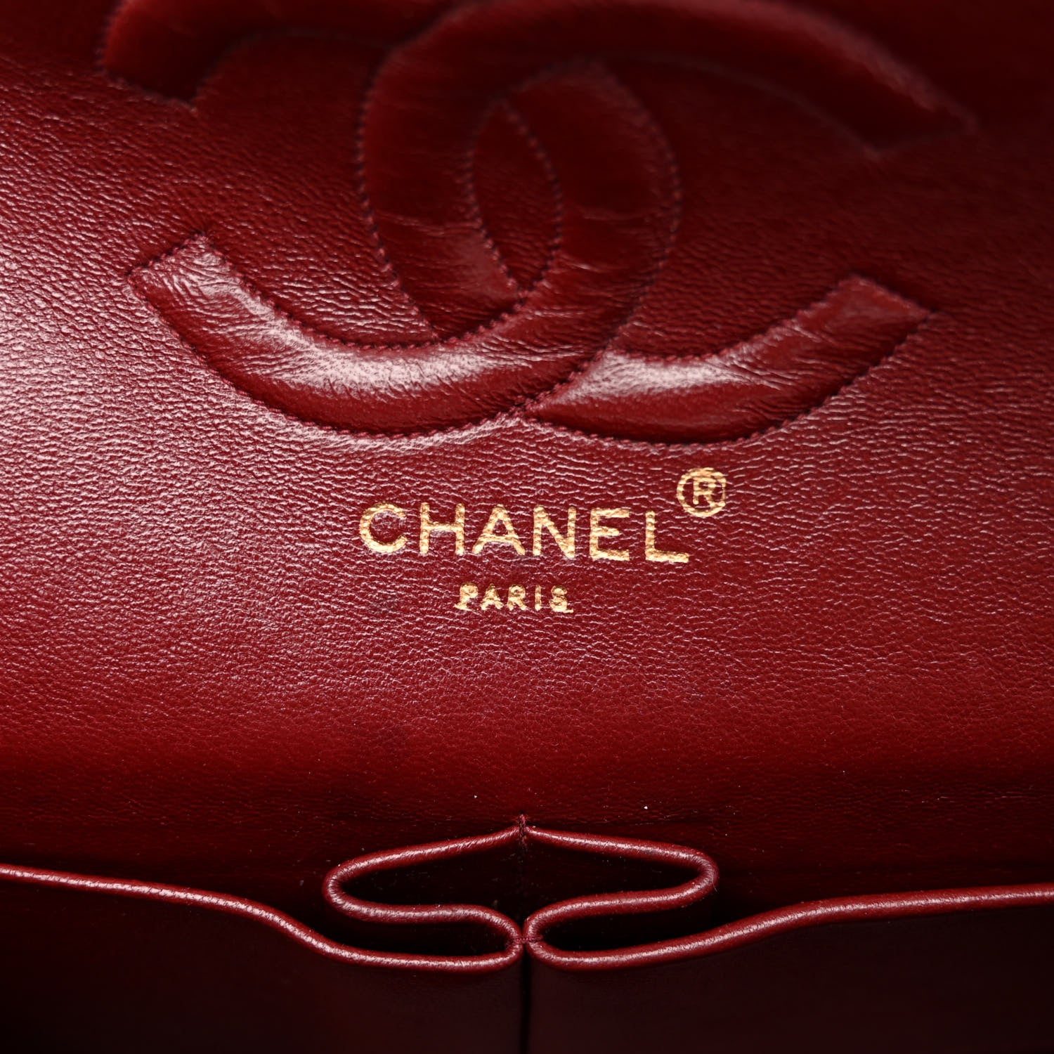 Chanel Lambskin Quilted Medium Double Flap Black 6 of 10