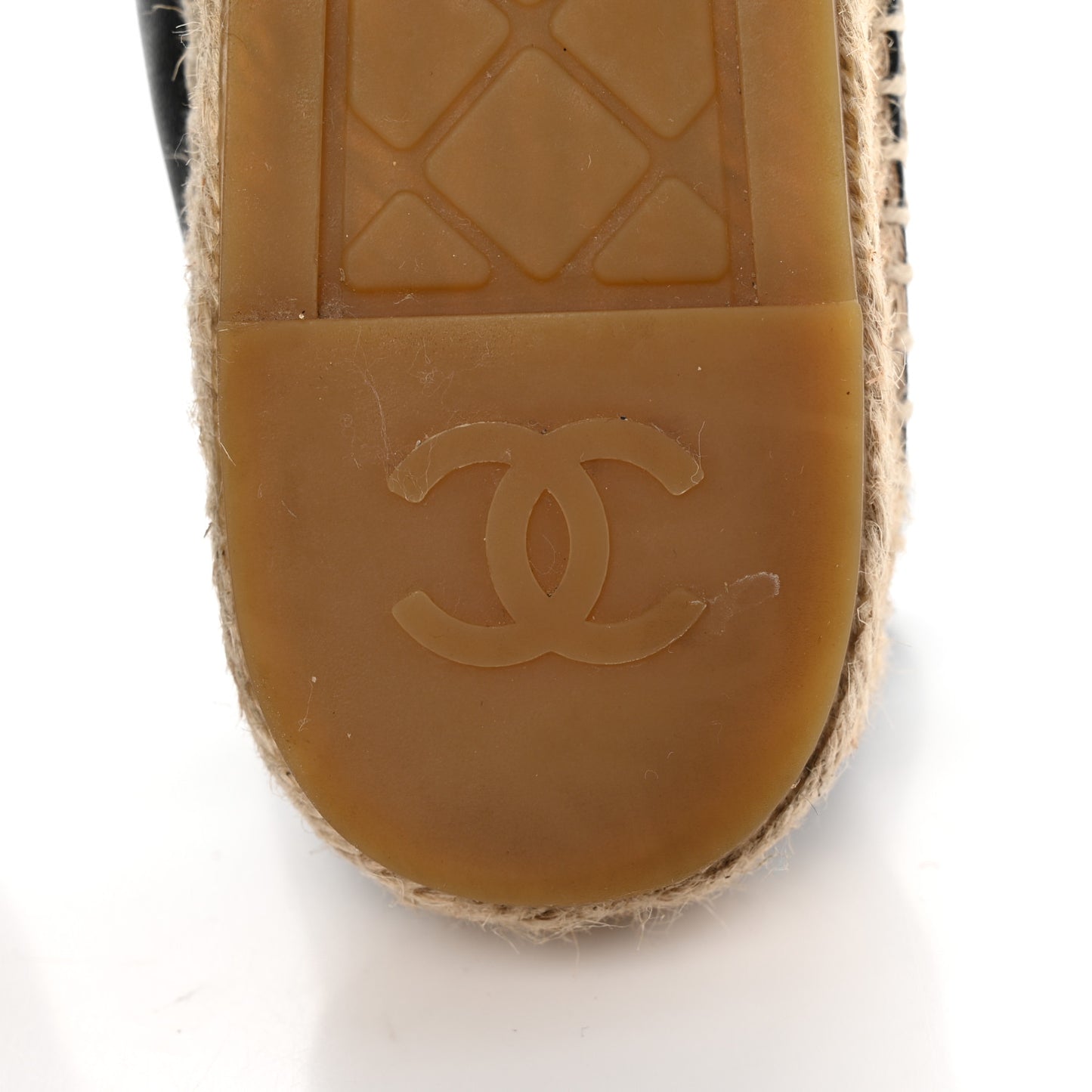 Lambskin CC Espadrilles 40 Black