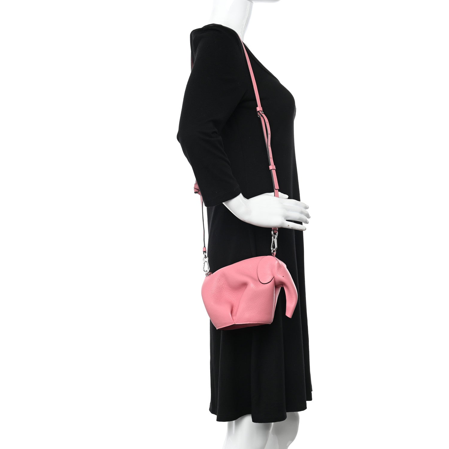 Loewe Calfskin Mini Elephant Crossbody Bag Candy 1333466