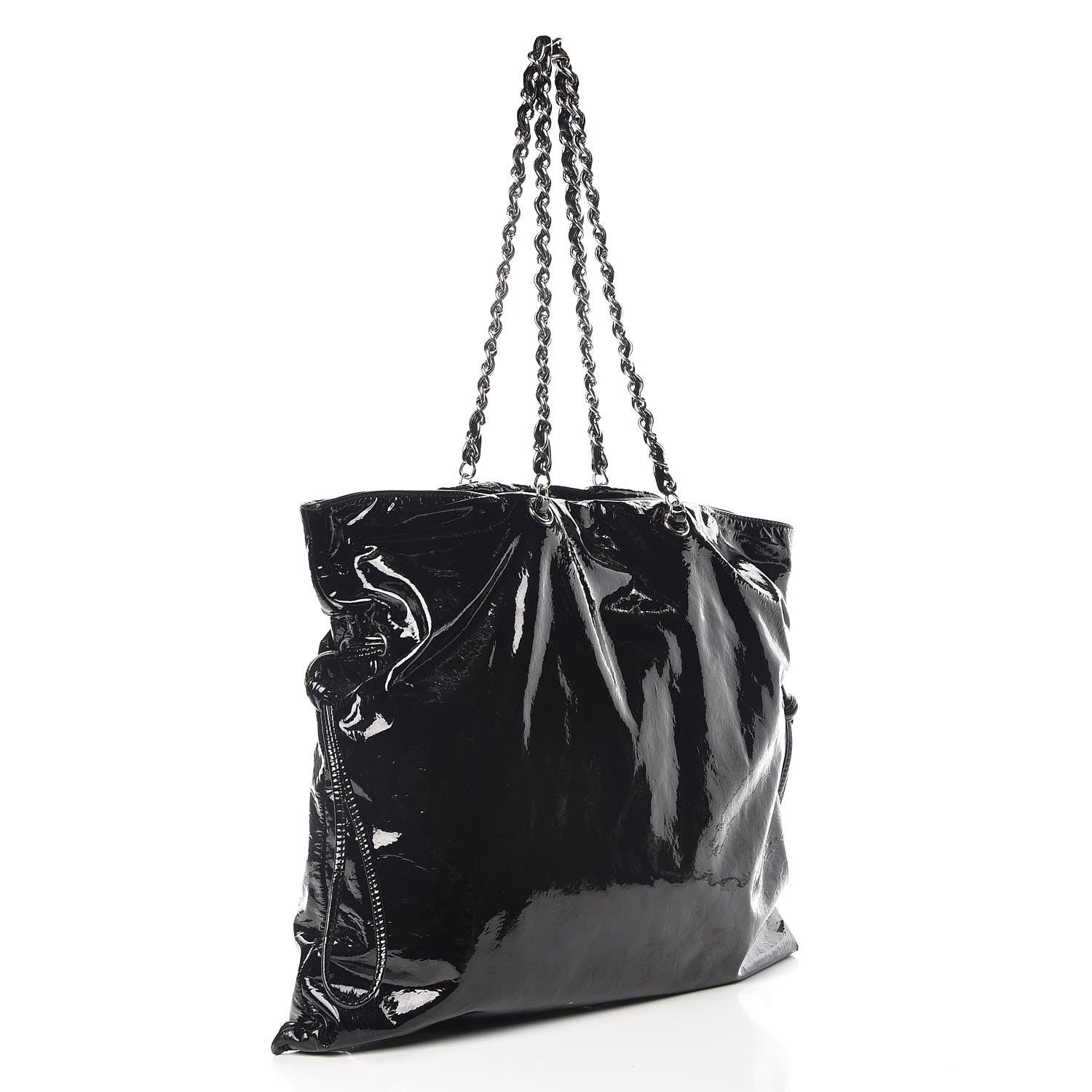 Chanel Patent Bonbons Shopper Tote Black 3 of 21