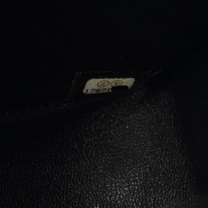 Chanel Lambskin Quilted Jumbo Double Flap So Black 8 of 9