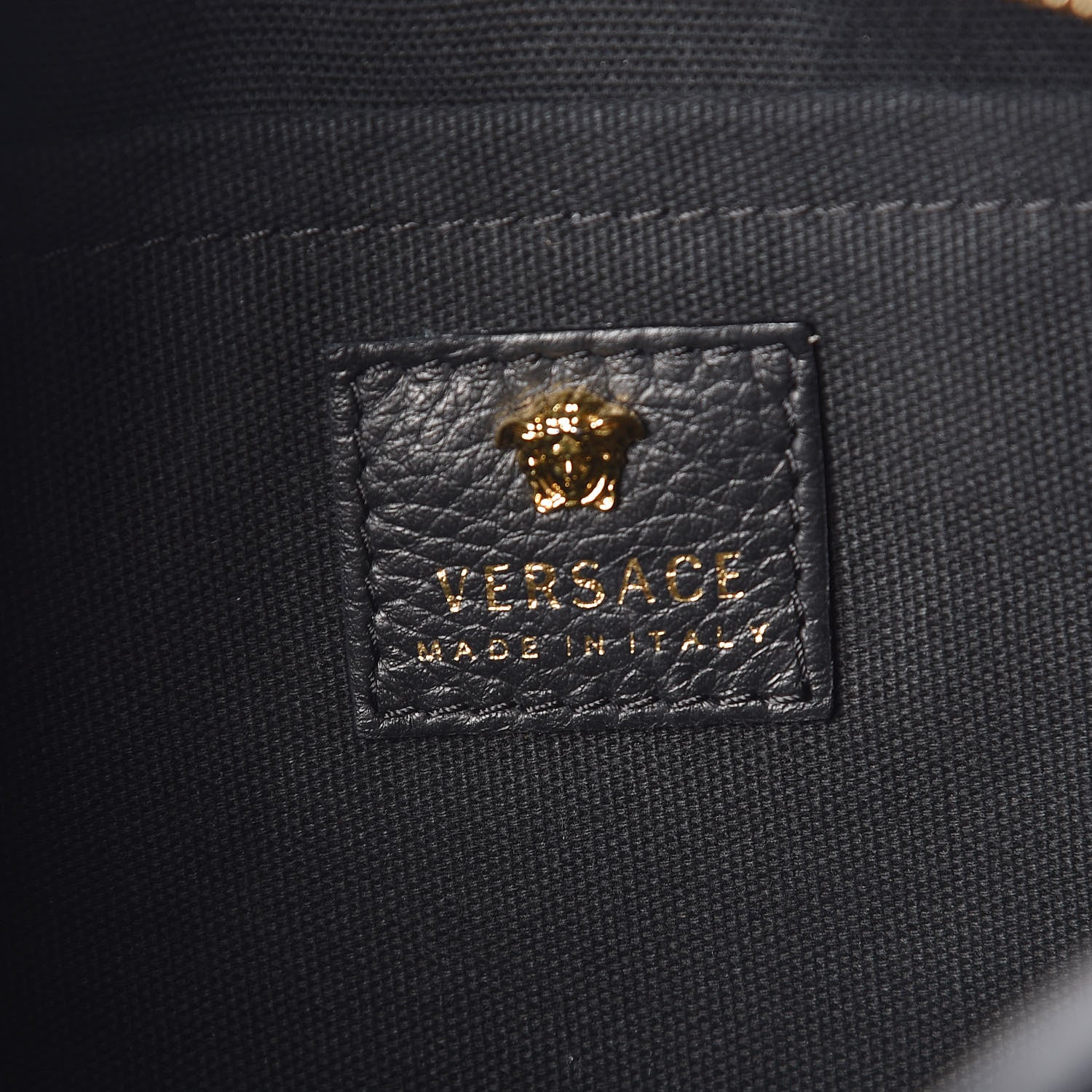 Versace Calfskin Palazzo Camera Bag Black 6 of 9