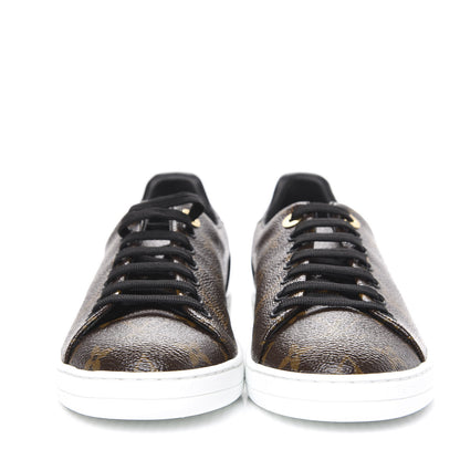 Louis Vuitton Patent Monogram Frontrow Sneakers 38 2 of 7