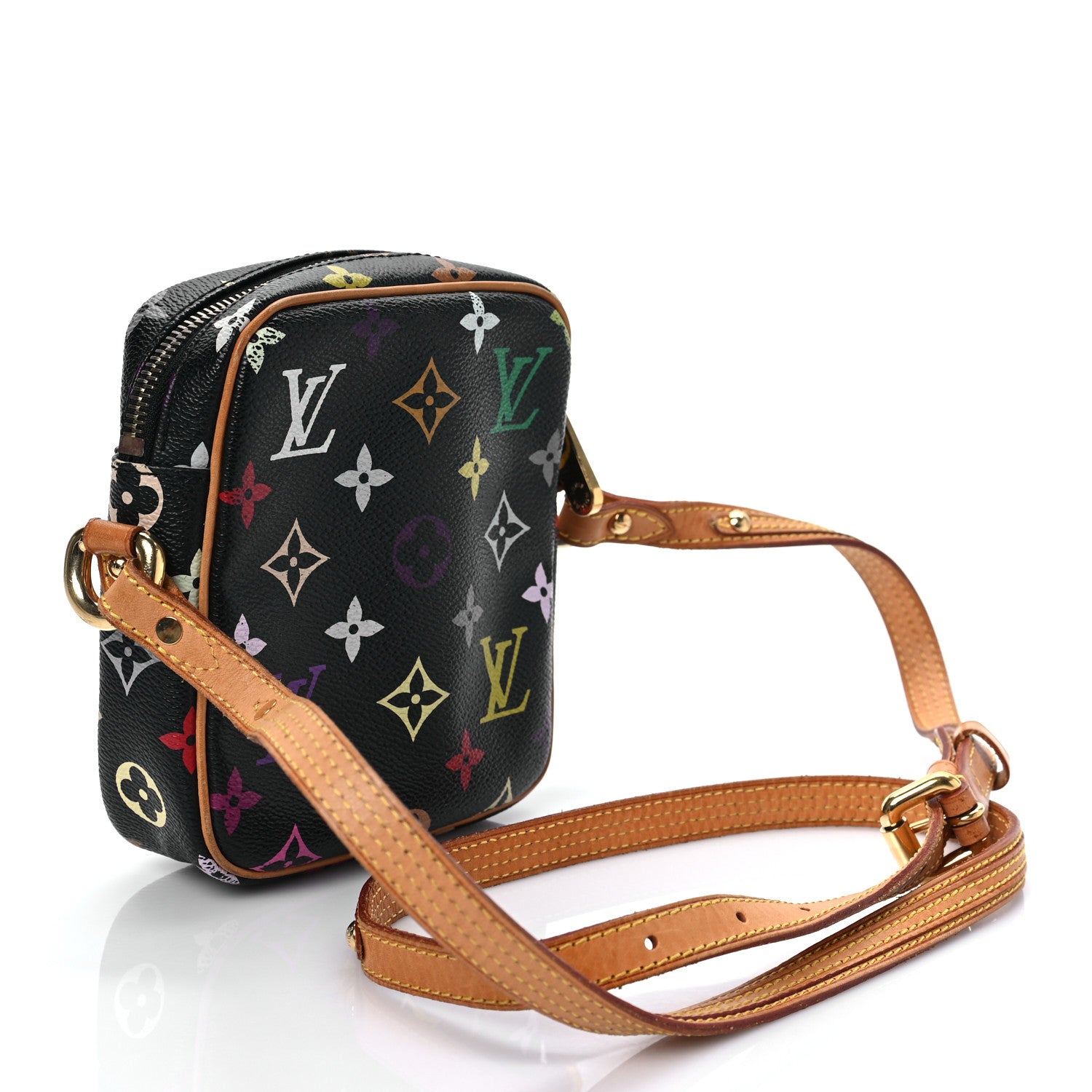 Louis Vuitton Monogram Multicolor Rift Black 3 of 9