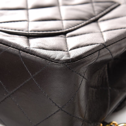 Chanel Lambskin Quilted Small Double Flap Black 12 of 14