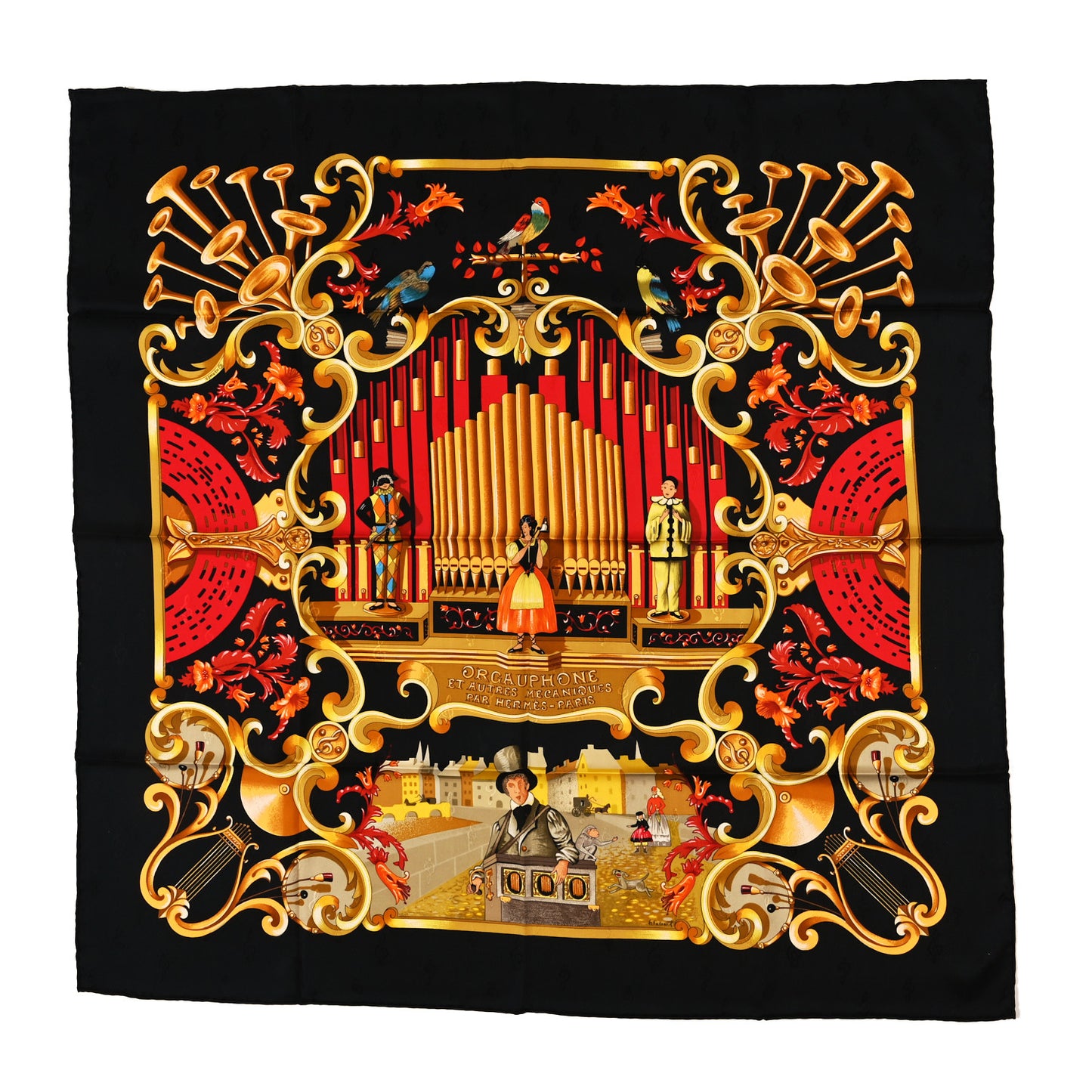 Silk Orgauphone Et Autres Mecaniques Scarf 90