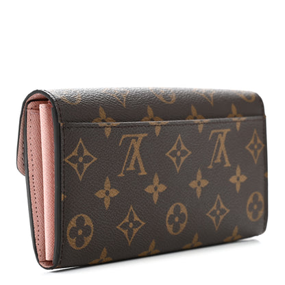 Louis Vuitton Monogram Sarah Wallet NM Rose Ballerine 3 of 8