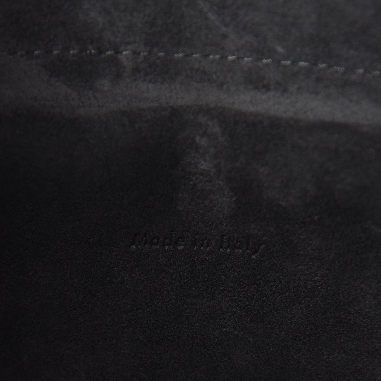 Grained Calfskin Mini Belt Bag Grey