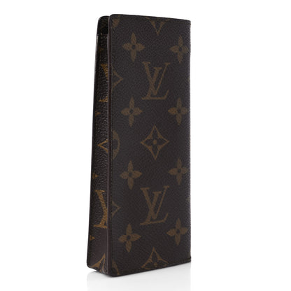 Louis Vuitton Monogram Etui a Lunettes Simple Eyeglass Case 3 of 9