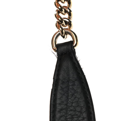 Gucci Pebbled Calfskin Medium Soho Chain Shoulder Bag Black 11 of 13