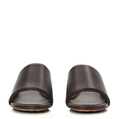 Bottega Veneta Vienna Calfskin The Band Mule Sandals 38 Bitter Chocolate 2 of 7