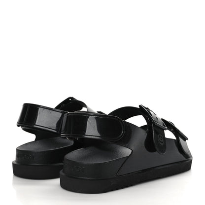 Gucci Rubber Mini Double G Womens Isla Dad Sandals 38 Black 4 of 7