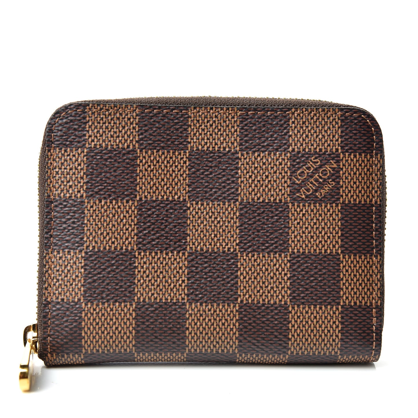 Damier Ebene Zippy Coin Purse Rose Ballerine