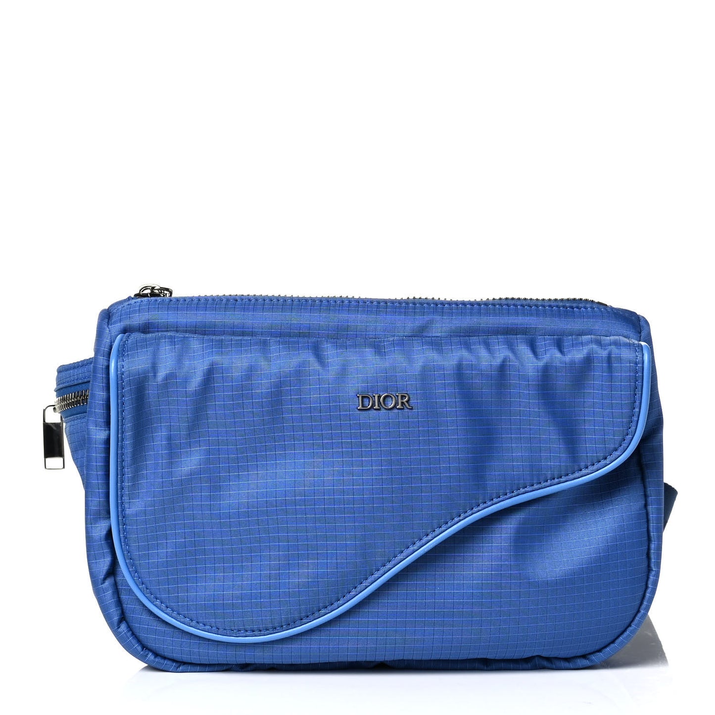 Nylon Saddle Belt Bag Blue