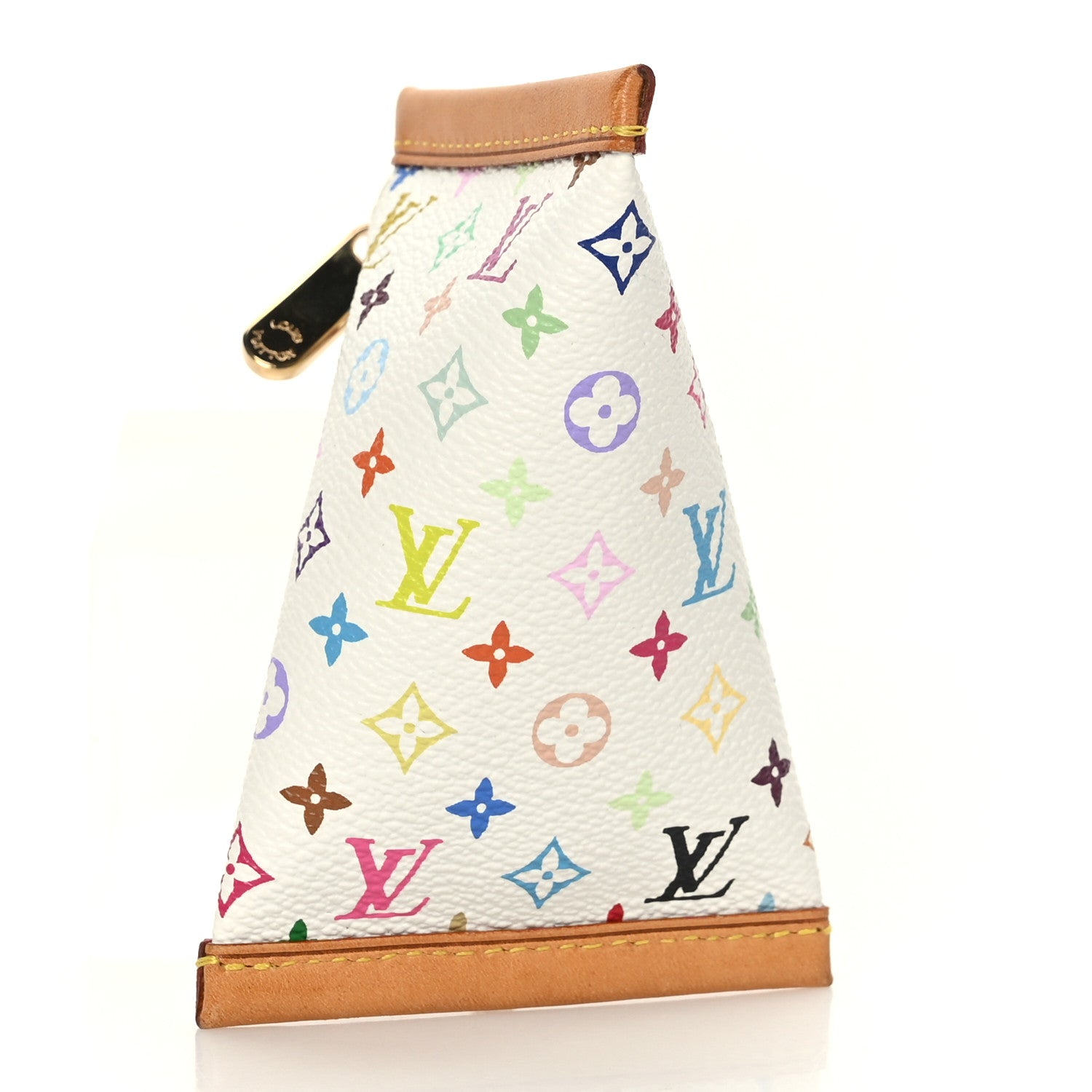 Louis Vuitton Monogram Multicolor Berlingot Coin Purse White 3 of 6