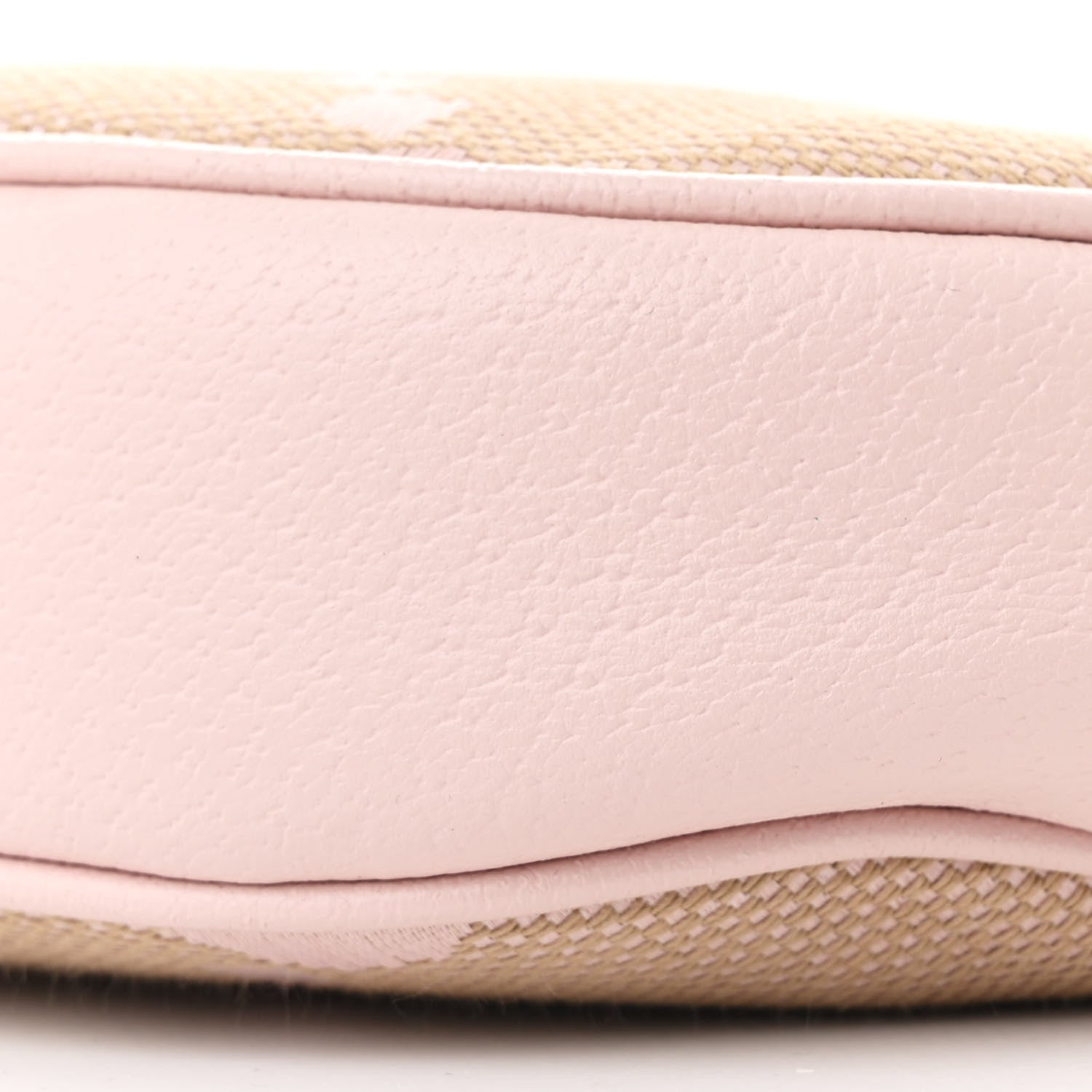 Gucci Monogram Jumbo GG Textured Dollar Calfskin Mini Ophidia Half Moon Hobo Beige Perfect Pink 10 of 10