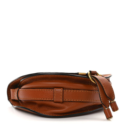 Chloe Grained Calfskin Small Marcie Saddle Bag Tan 4 of 9