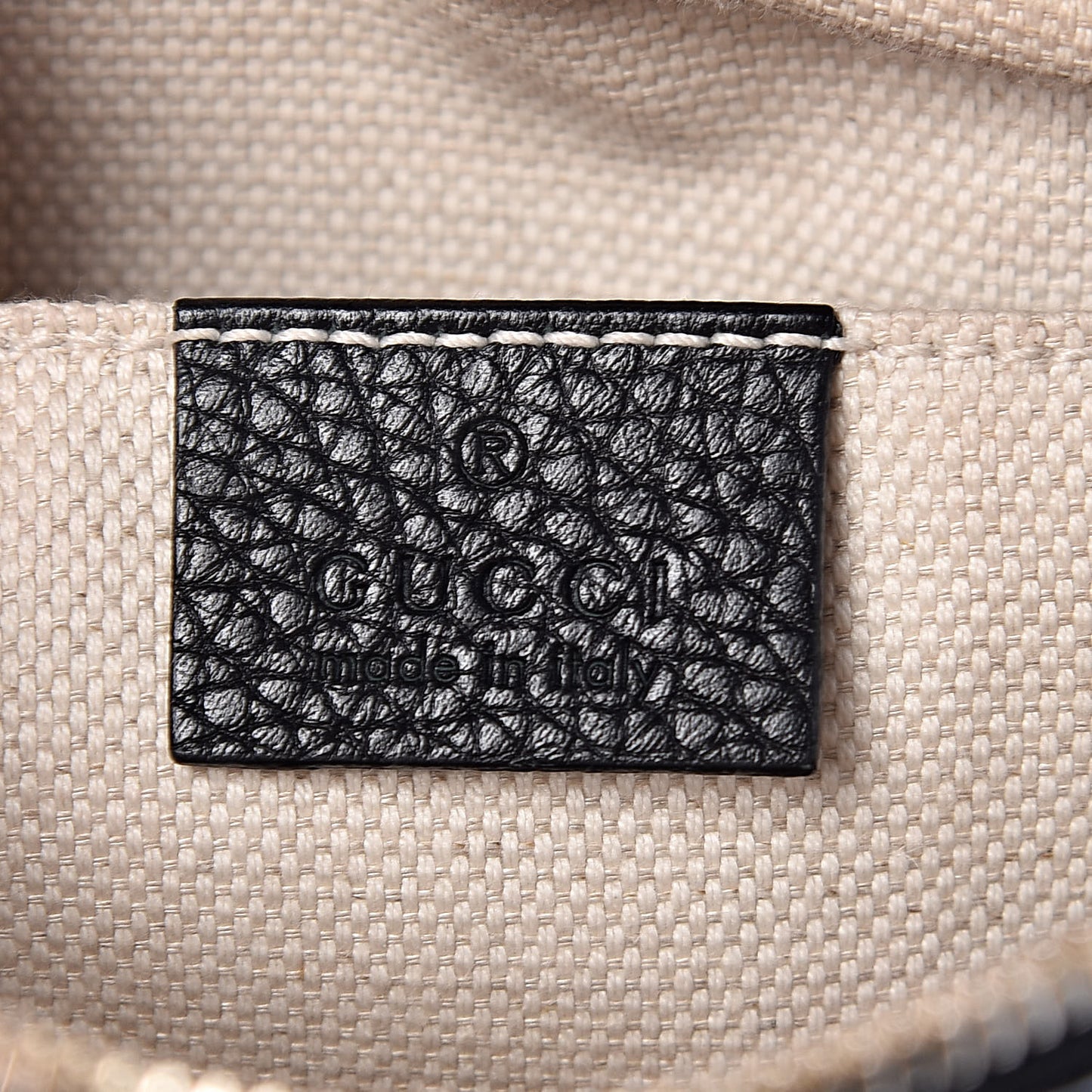 Pebbled Calfskin Small Soho Disco Bag Black