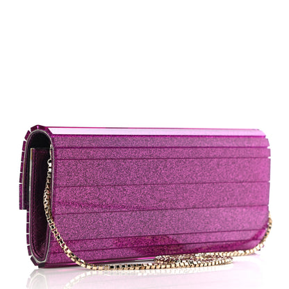 Jimmy Choo Acrylic Glitter Sweetie Clutch Peony Pink 3 of 20