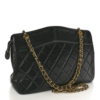Chanel Lambskin Quilted Shoulder Bag Black 3 of 11